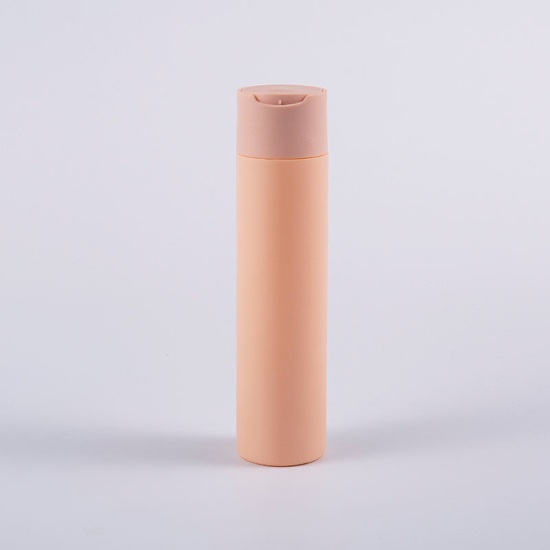 Flere farger Soft Touch Rund Form 250ml renseflaske med diskhette