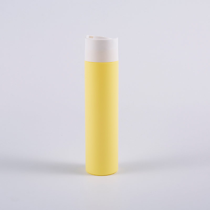 Flere farger Soft Touch Rund Form 250ml renseflaske med diskhette
