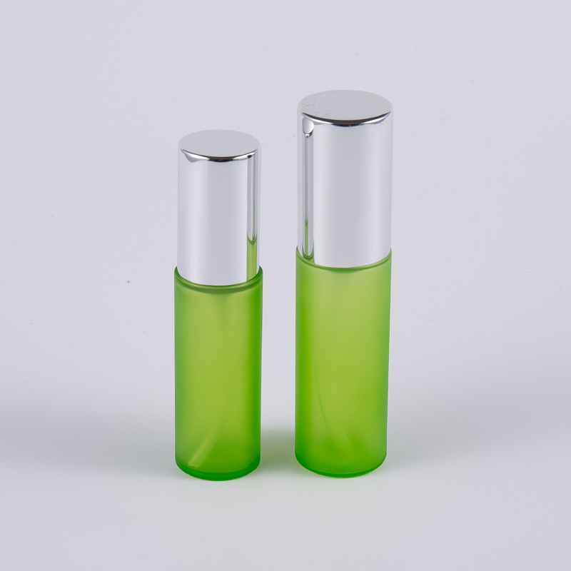 Grønn frost 20ml 30ml PET PETG rund tykkvegg lotionflaske med pumpe