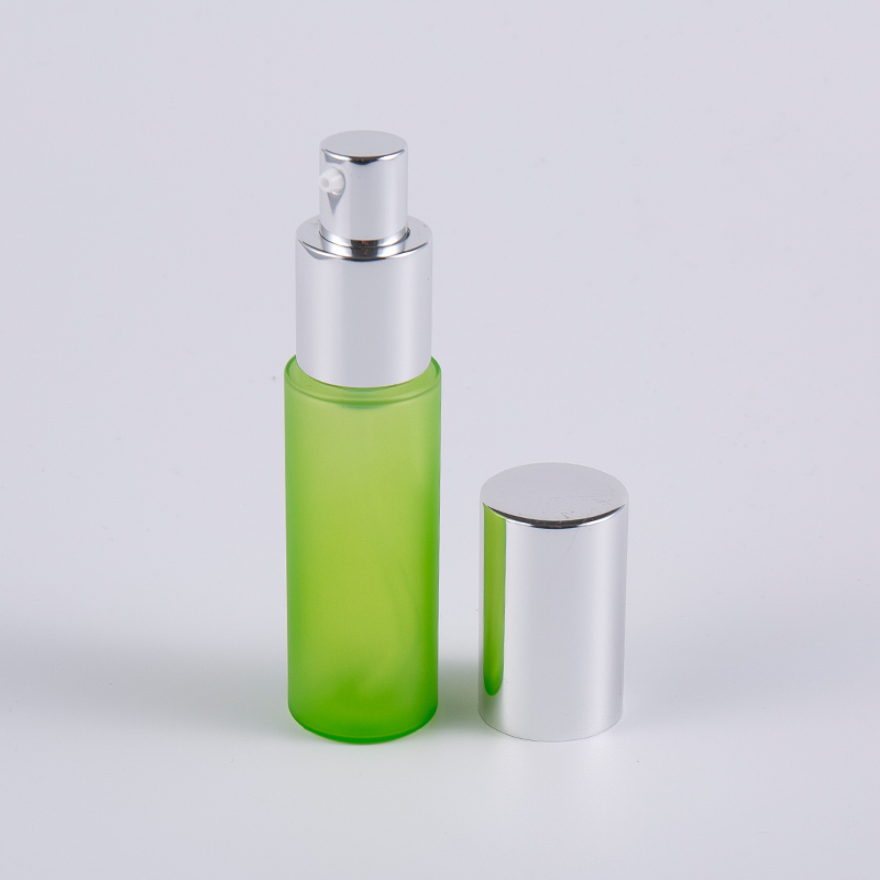Grønn frost 20ml 30ml PET PETG rund tykkvegg lotionflaske med pumpe Grønn frost 20ml 30ml PET PETG rund tykkvegg lotionflaske med pumpe