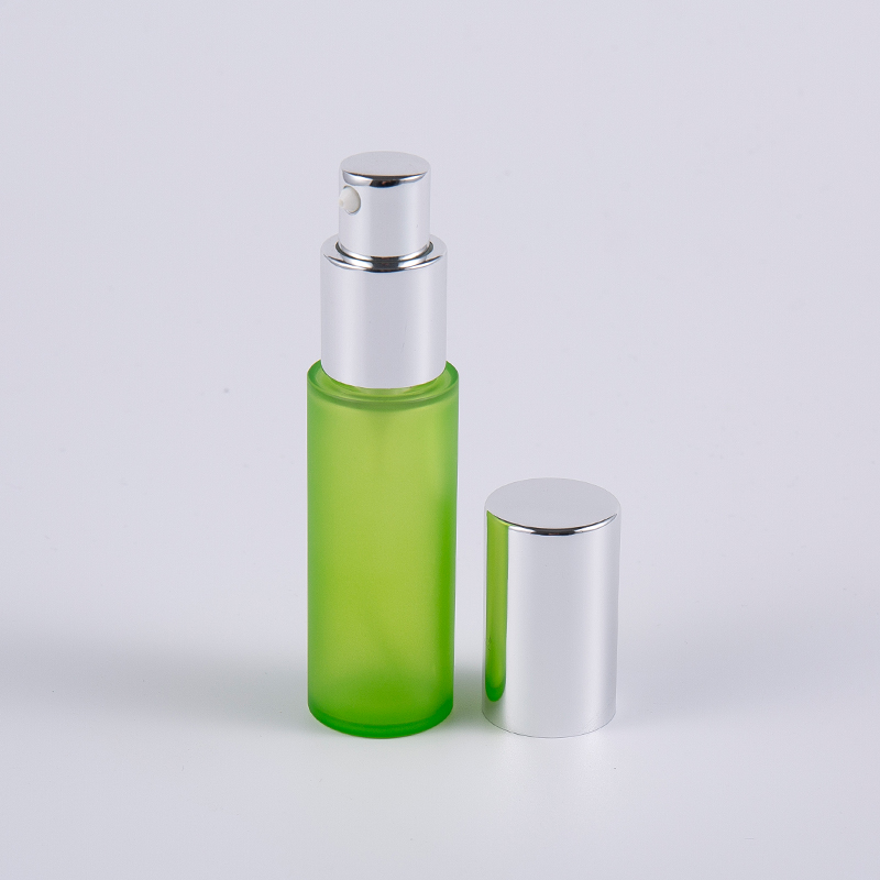 Grønn frost 20ml 30ml PET PETG rund tykkvegg lotionflaske med pumpe Grønn frost 20ml 30ml PET PETG rund tykkvegg lotionflaske med pumpe