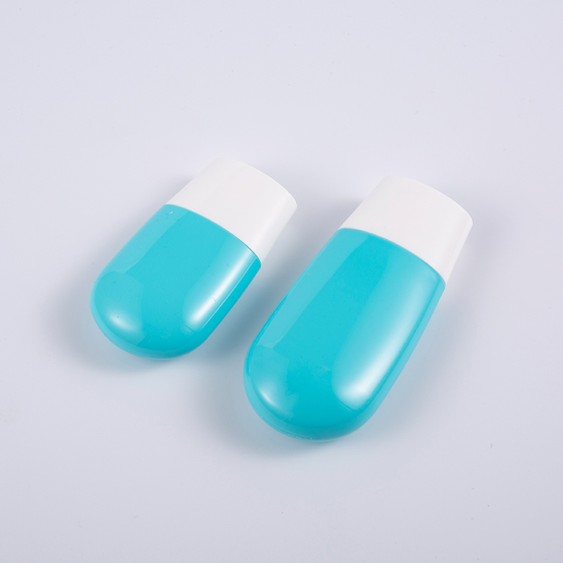 Eco-Friendly Travel Essential 30ml & 50ml Premium Blue PE solkremflaske