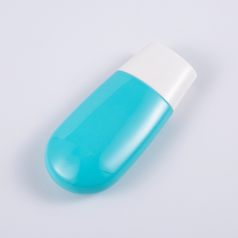 Eco-Friendly Travel Essential 30ml & 50ml Premium Blue PE solkremflaske Eco-Friendly Travel Essential 30ml & 50ml Premium Blue PE solkremflaske