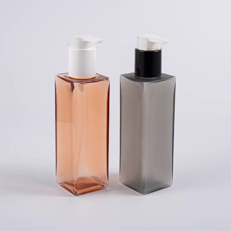 Personlig pleie 150ml Square Shape PETG Lotion pumpeflaske