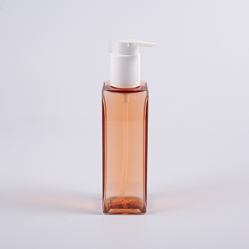 Personlig pleie 150ml Square Shape PETG Lotion pumpeflaske