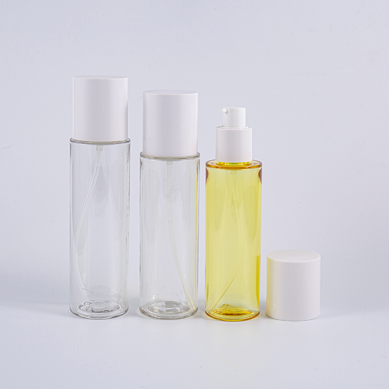 Personlig pleie 130 ml 170 ml 200 ml rund form Petg Lotion pumpeflaske