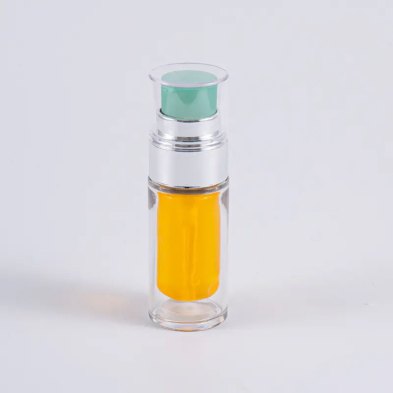 Klar PETG-flaske med flerlags kompositt-innerpose 30 ml 50 ml vakuumflaske med pumpe Klar PETG-flaske med flerlags kompositt-innerpose 30 ml 50 ml vakuumflaske med pumpe