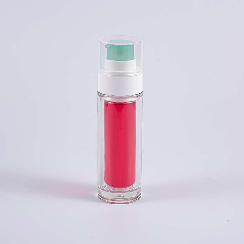 Klar PETG-flaske med flerlags kompositt-innerpose 30 ml 50 ml vakuumflaske med pumpe Klar PETG-flaske med flerlags kompositt-innerpose 30 ml 50 ml vakuumflaske med pumpe