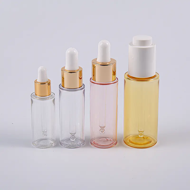 Reisebruk 10 ml 20 ml 30 ml 50 ml slank PETG-lotionflaske med pumpe