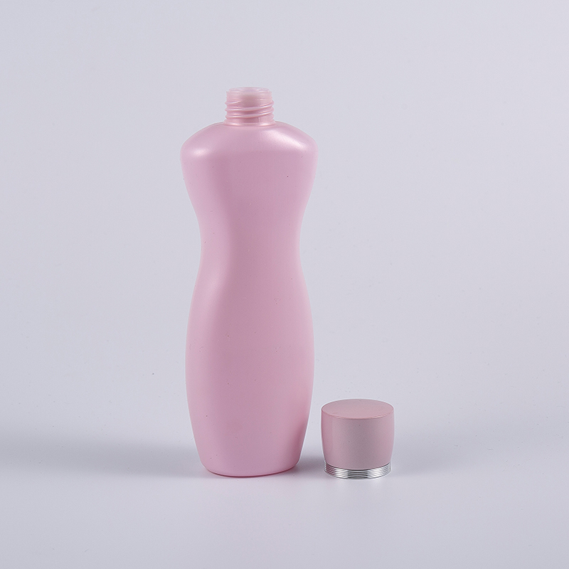 Rosa Lilla Farge Ergonomisk form 200ml PE Body Lotion Badevaskeflaske